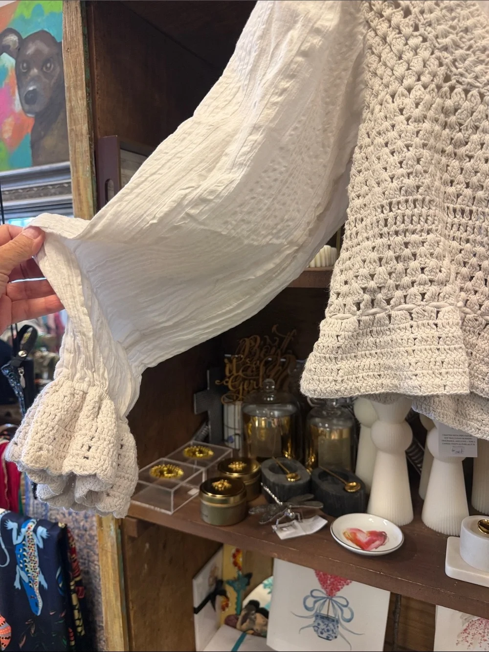 Free People hand crocheted